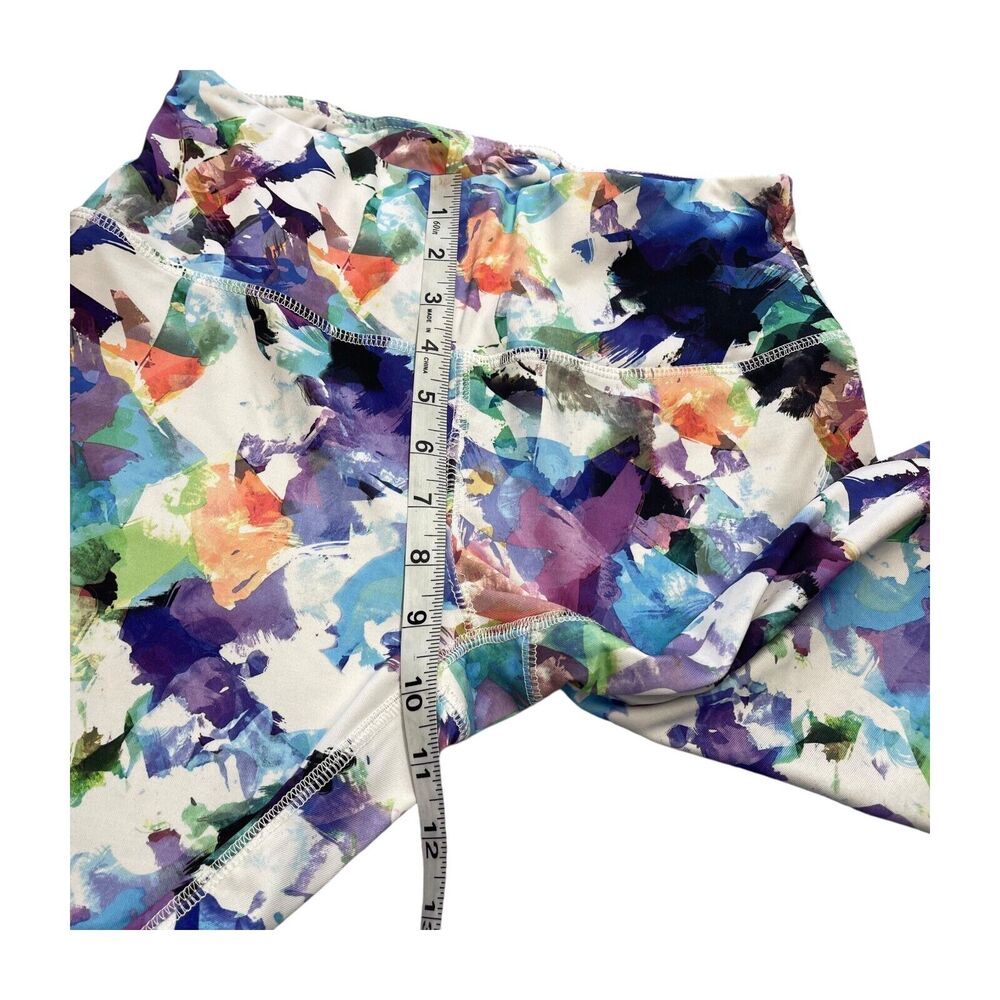 RBX Legging Womens Small Multicolor Tie-Dye Polyester Stretch High-Waist Pull-On - Picture 4 of 5